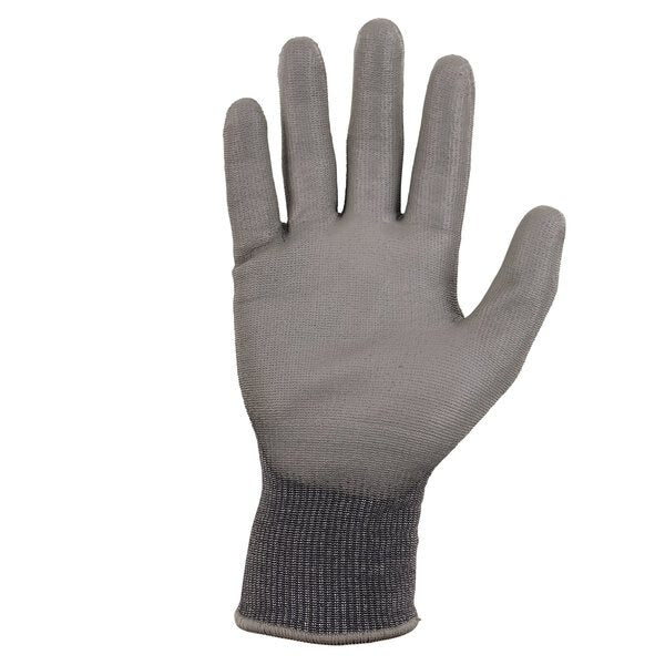 ANSI A4 PU Coated CR Gloves, Gray, Size XL
