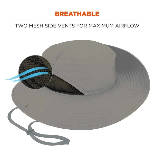 Olive Lightweight Ranger Hat with Mesh Paneling, L/XL