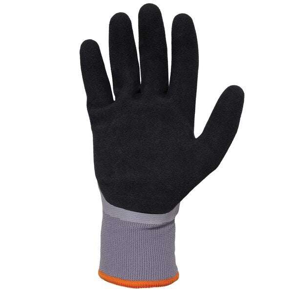 Gray Coated Waterproof Winter Work Gloves, XL, PR