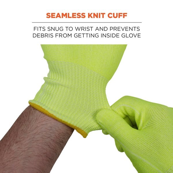 L Lime Cut Resistant Food Grade Gloves PR
