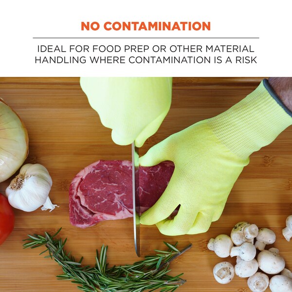 XL Lime Cut Resistant Food Grade Gloves PR