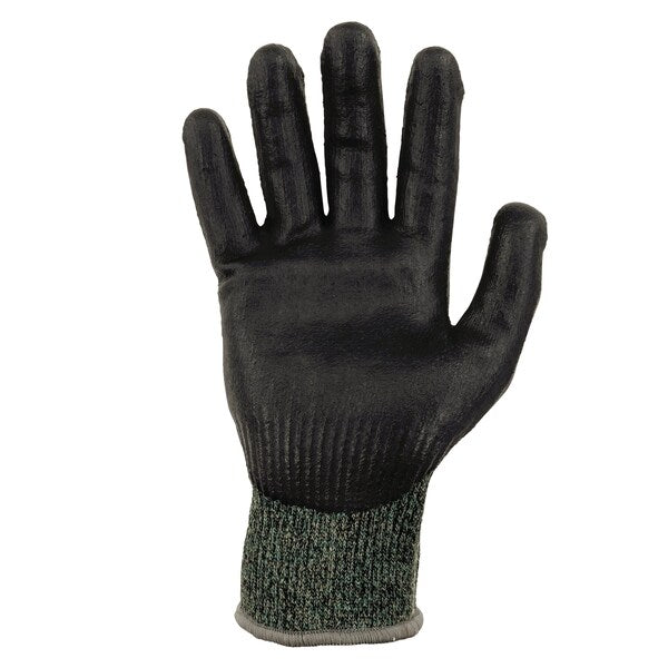 ANSI A7 Nitrile Coated CR Gloves, Green, Size XL