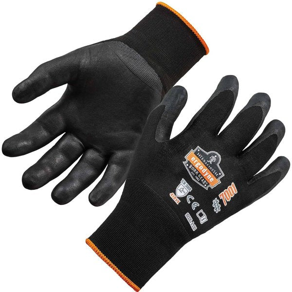 Black XL Abrasion Resistant Nitrile-Coated Gloves DSX