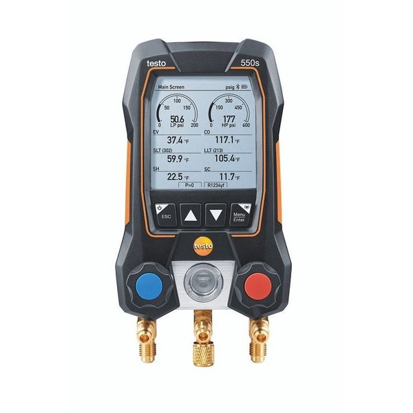 550s Basic Kit - Smart digital Manifold with wired temperatur probes