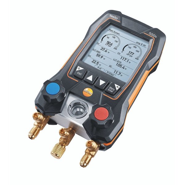 550s Basic Kit - Smart digital Manifold with wired temperatur probes