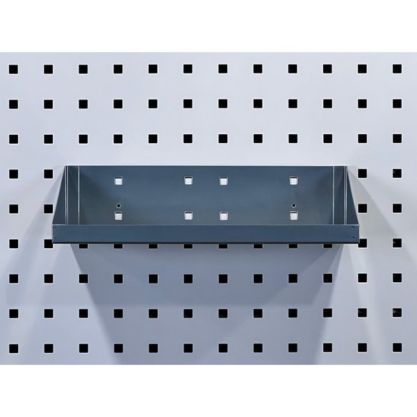 12 In. W x 6 In. D Silver Epoxy Coated Steel Shelf for LocBoard