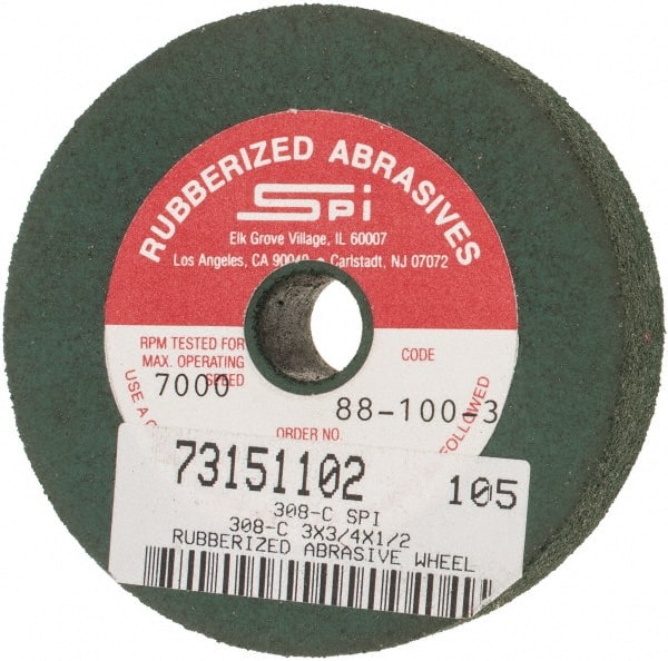 USA, 6" Diam X 1/2" Hole X 3/8"Coarse Grade, 46 Grit Surface Grinding Wheel aluminum Oxide/silicon Carbide