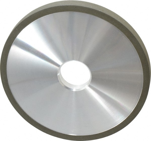 USA, 6" Diam X 1-1/4" Hole X 3/8"N Hardness, 100 Grit Surface Grinding Wheel diamond, Type 1a1, Fine Grade