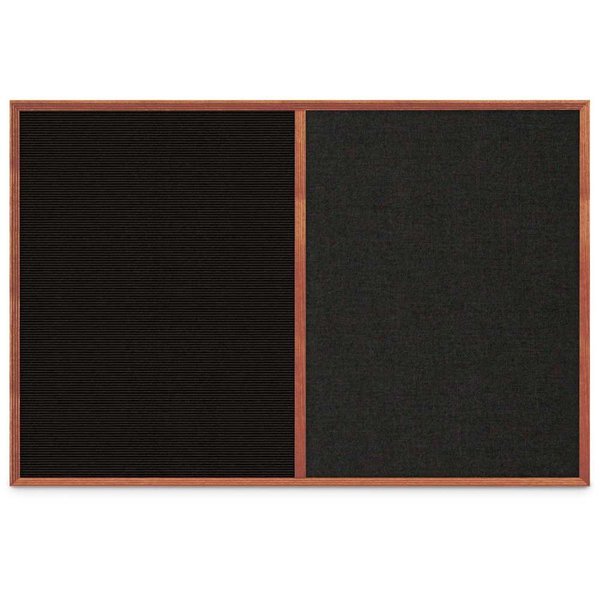 Slim Style Indoor Enclosed Corkboard, 30