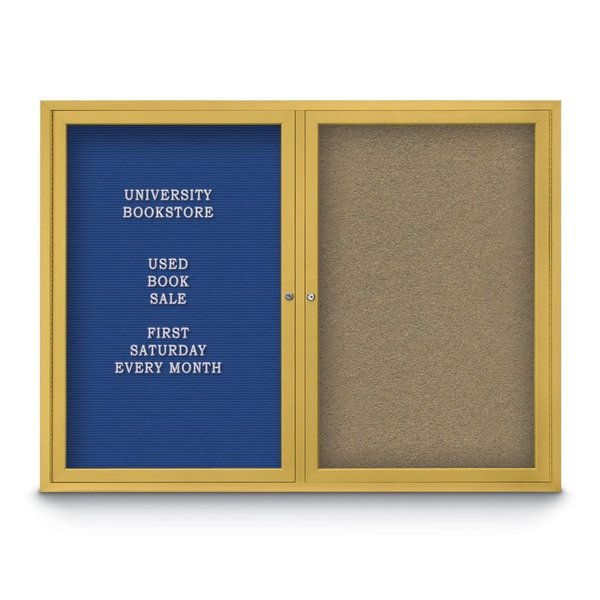 Corkboard, Black/Bronze, 60