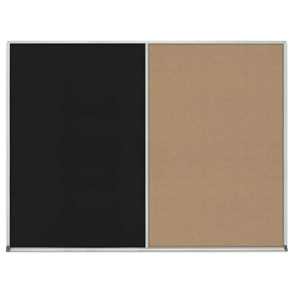 Double Door Radius Corkboard, 48