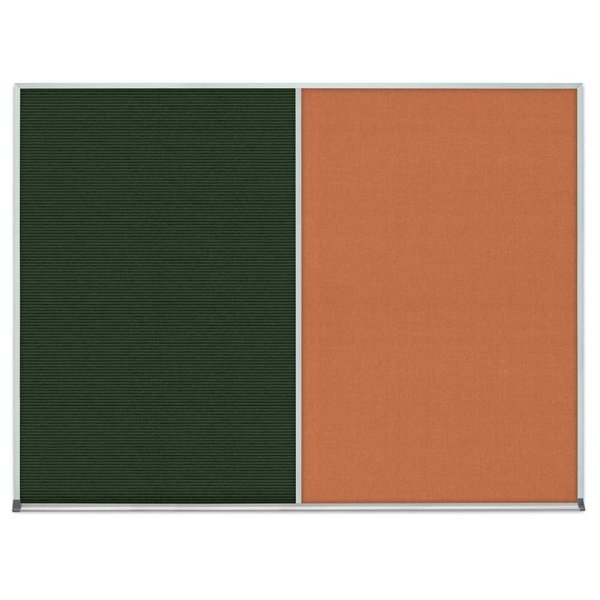 Double Door Radius Corkboard, 48