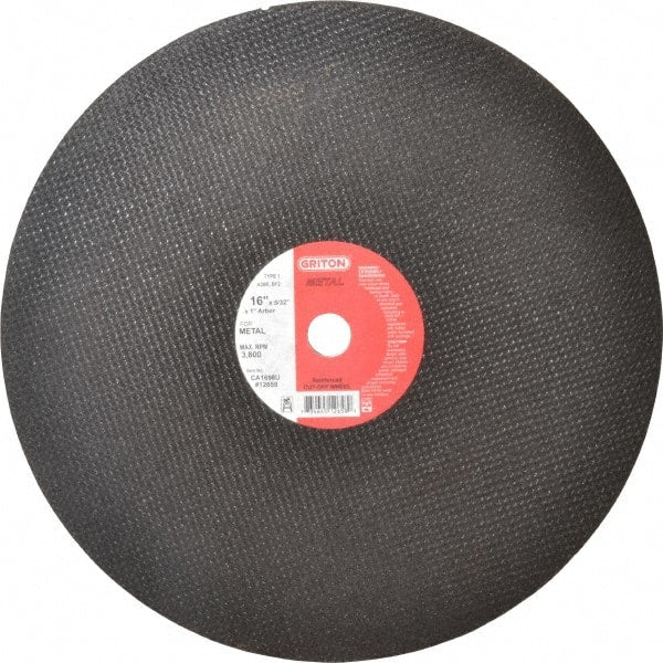 VALUE COLLECTION, 20" 36 Grit Aluminum Oxide Cutoff Wheel5/32" Thick, 1"