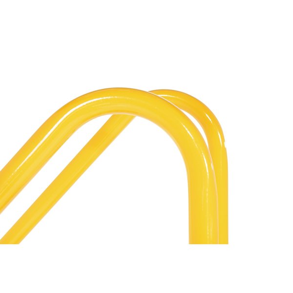 3 Step Yellow Polyethylene Nestable with Handrails