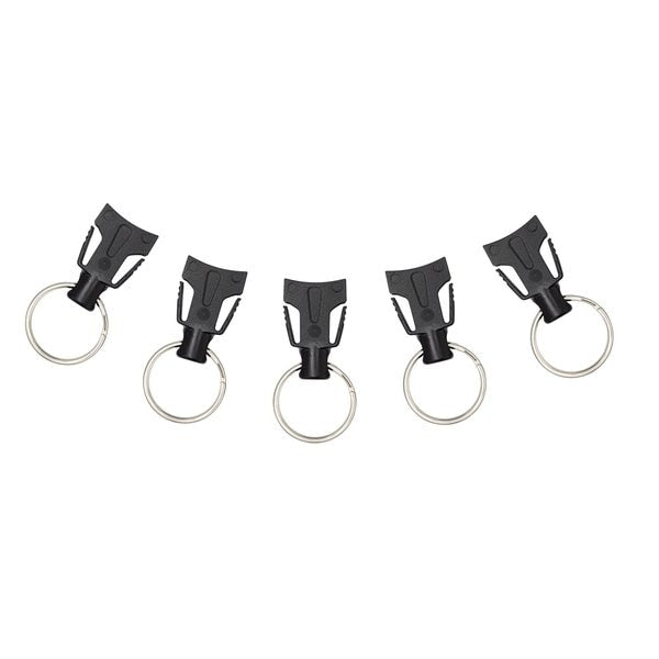 10-KEY Capacity Retratractable Keychain 3 interchangeable key rings CARABINER attachment, 36
