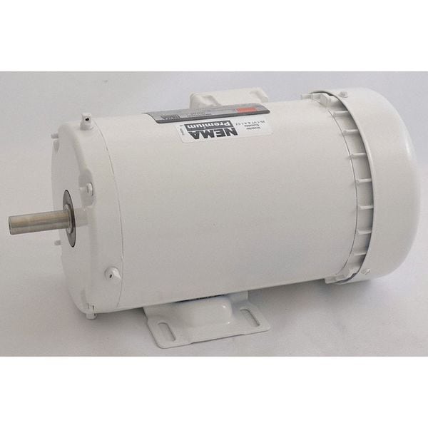Washdown Motor, 3 Ph, TEFC, 3/4 HP, 1725 rpm