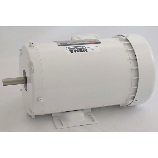 Washdown Motor, 3 Ph, TEFC, 1/2 HP, 1725 rpm
