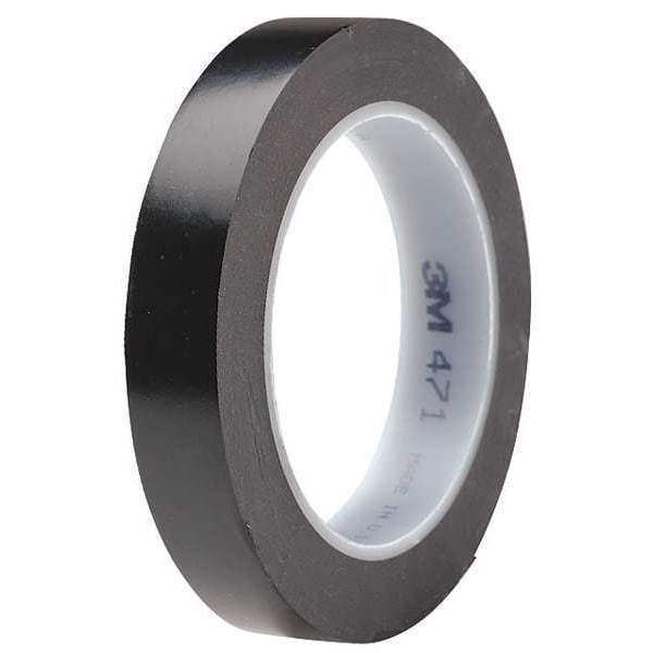 Marking Tape, 2In W, 108 ft. L, Black