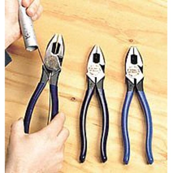 8 11/16 in Linemans Plier High Leverage, Steel