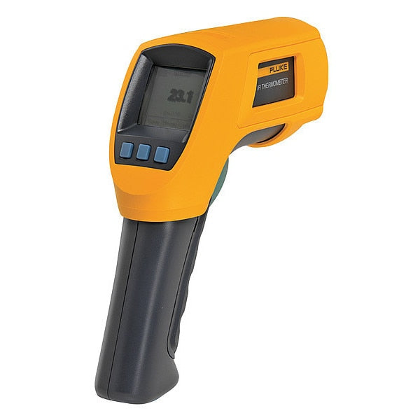 Infrared Thermometer, Dot Matrix LCD, -40 Degrees  to 1472 Degrees F, Single Dot Laser Sighting