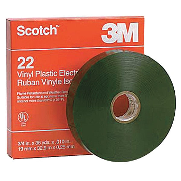 Electrical Tape, 10 mil, 3/4