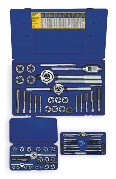 Tap and Die Set, 66 pc, High Carbon Steel