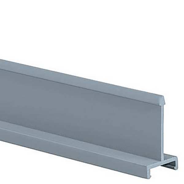 Wiring Duct Divider Wall, Gray, 6 ft. L