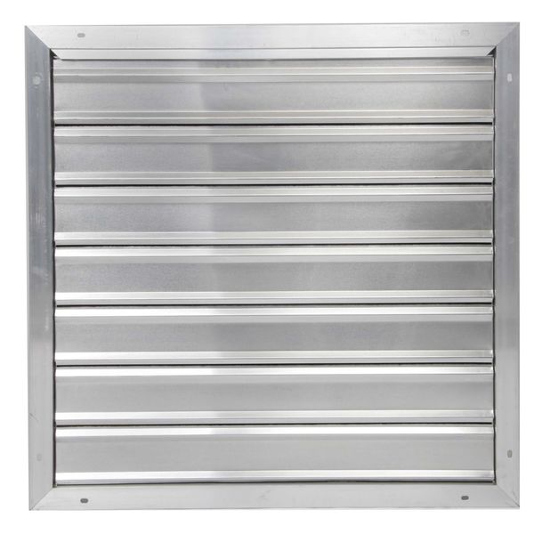 36 in Backdraft Damper / Wall Shutter, Front Flange