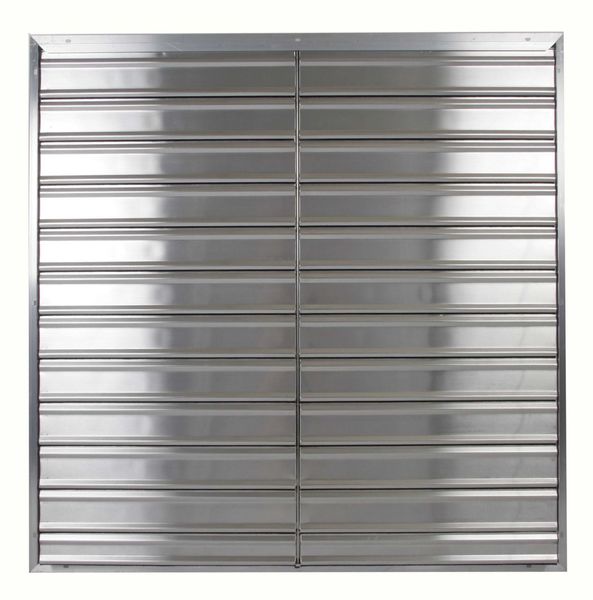 48 in Backdraft Damper / Wall Shutter, Front Flange