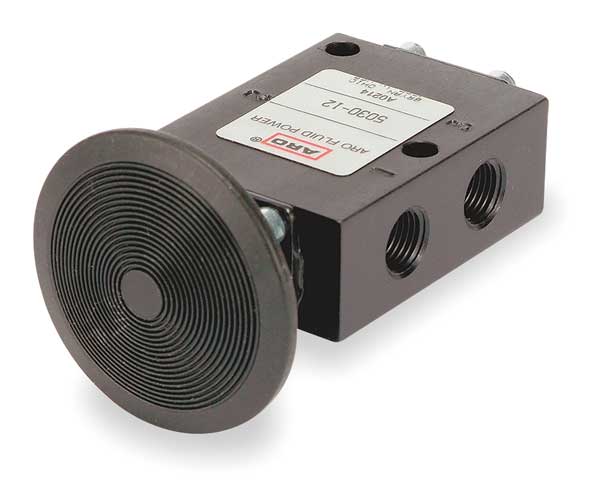 Manual Air Control Valve, 3-Way, 1/8in NPT