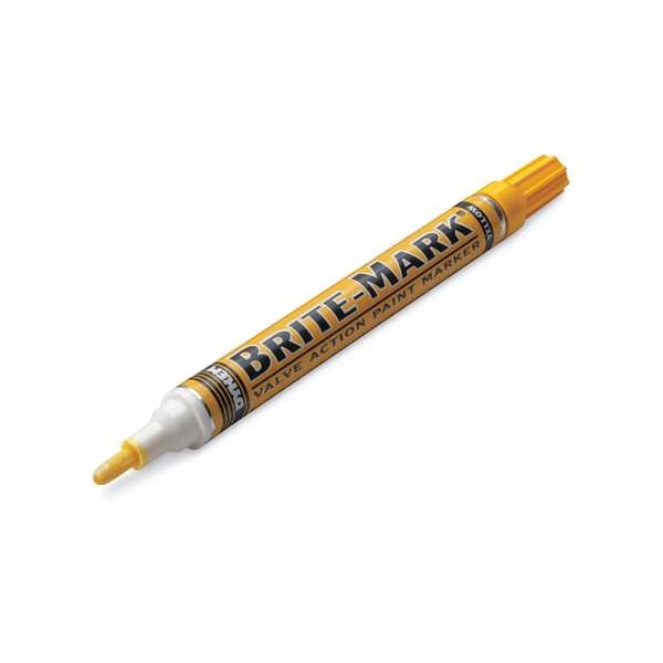 Permanent Permanent Paint Marker/Valve Action, Fine Tip, Red Color Family, Paint