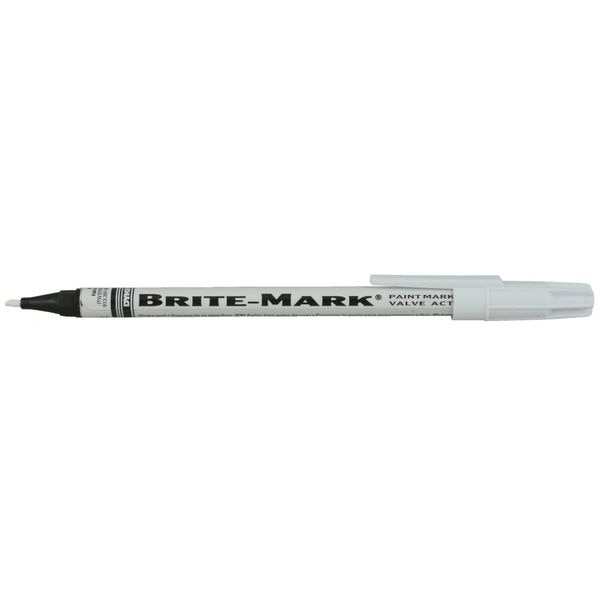 Permanent Permanent Paint Marker/Valve Action, Fine Tip, White Color Family, Paint