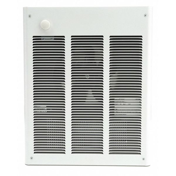 Recessed Electric Wall-Mount Heater, Recessed or Surface, 208/240V AC