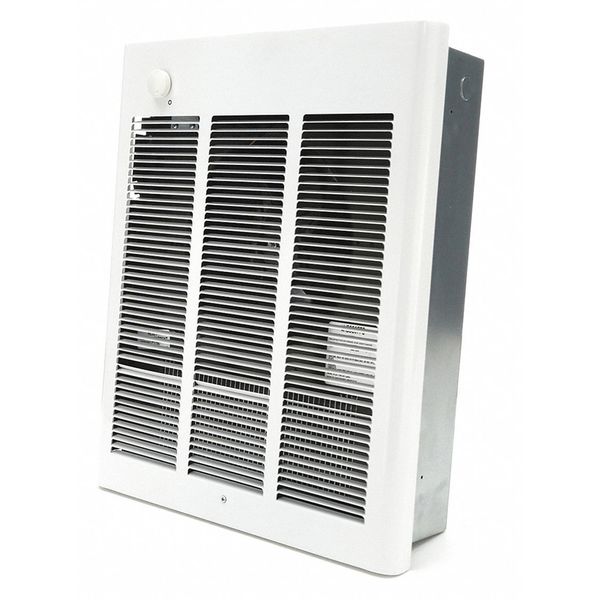 Recessed Electric Wall-Mount Heater, Recessed or Surface, 3000/1500 W