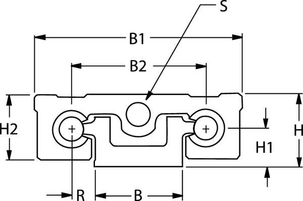 Linear Guide, Width 2.000 In, Length 24 In