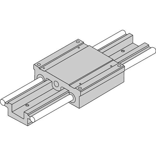 Linear Guide, Width 2.000 In, Length 18 In