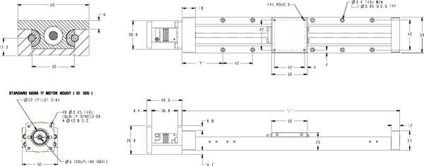 Microstage System, Table Length 500 mm