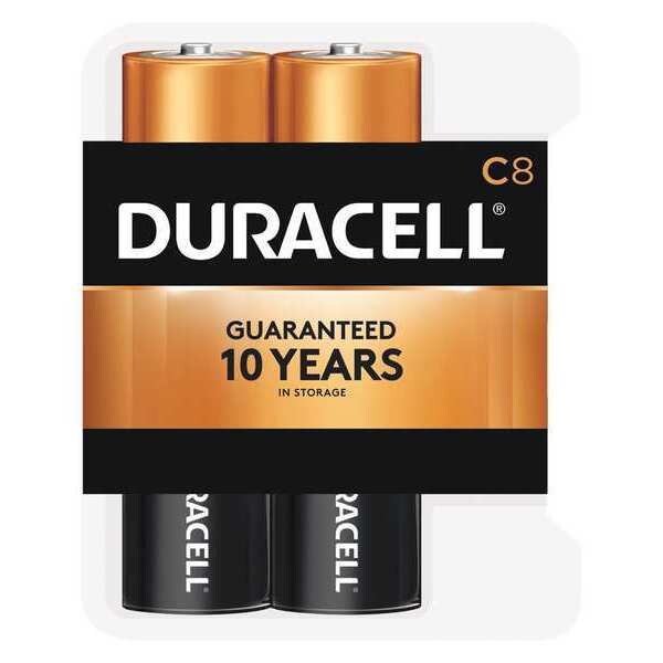 Duracell CopperTop C Alkaline Battery, 8 PK