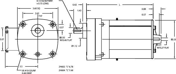 AC Gearmotor, 160.0 in-lb Max. Torque, 4.6 RPM Nameplate RPM, 115/230V AC Voltage, 1 Phase
