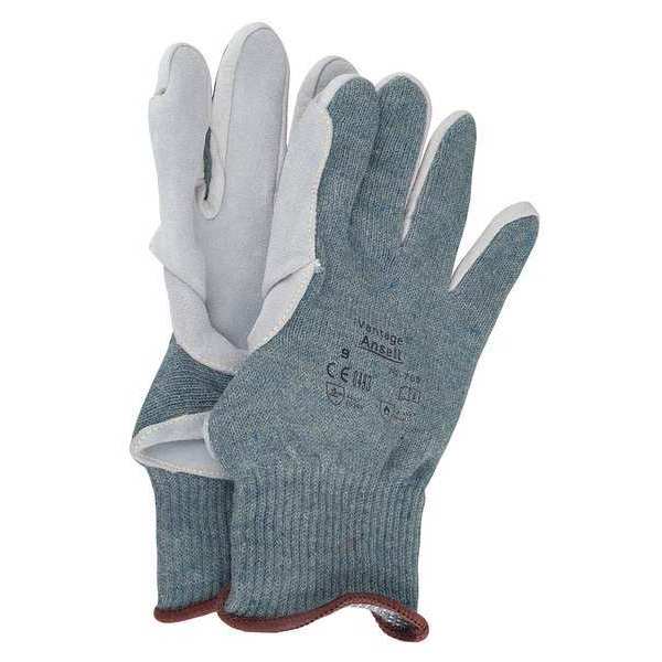 Activarmr Cut-Resistant Gloves, A5 Cut Level, Goatskin Leather Palm, Large (Size 9), 1 Pair