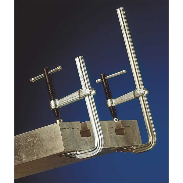 4 in Bar Clamp Steel Handle and 2 1/4 in Throat Depth