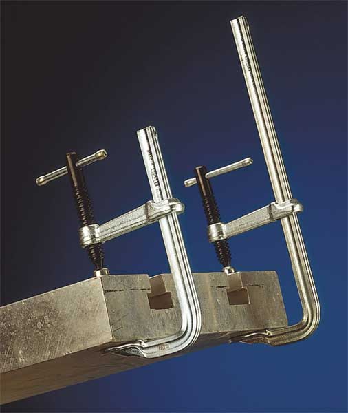 8 in Bar Clamp Steel Handle and 2 1/4 in Throat Depth