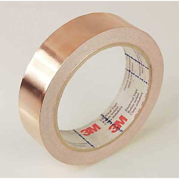 Foil Tape, 1/2 In. x 18 Yd., Copper, PK18