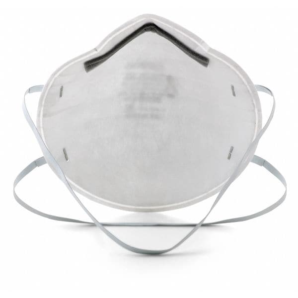 N95 Disposable Respirator, 8200, Dual Headstrap, Polyisoprene Strap, Nose Clip, White, Pack of 20