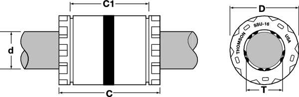 Ball Bushing, Bore Dia 40 mm