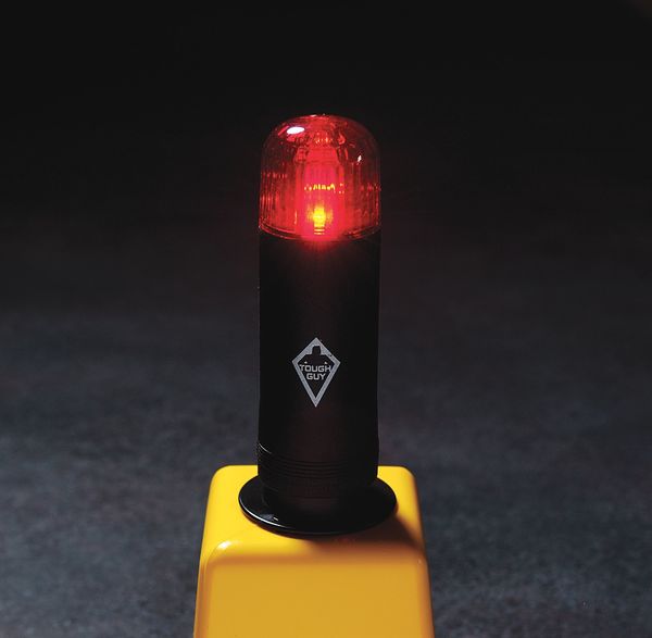 Flashing Light, Plastic, Red