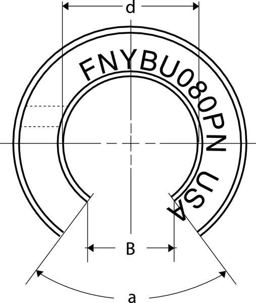 Plain Bushing Bearing, Open, ID 1.250 In