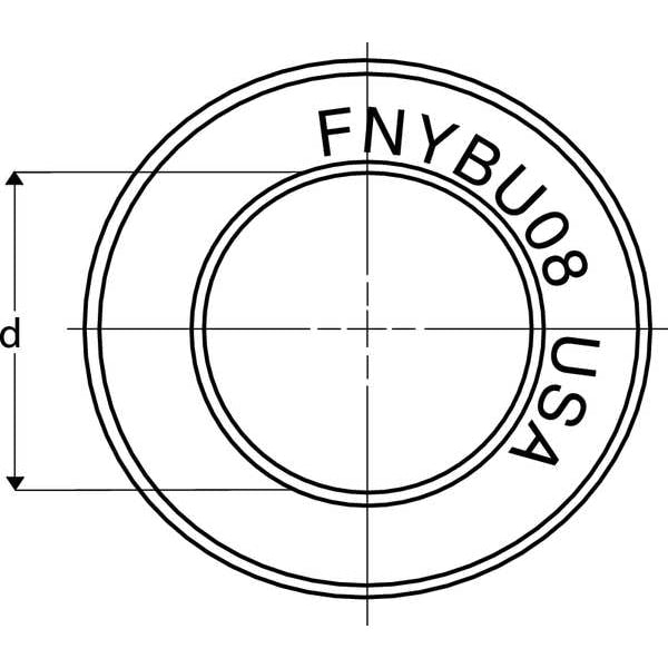 Plain Bushing Bearing, Closed, ID 0.750 In