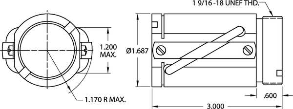 Ball Nut, Ball Circle Dia 1.500 In