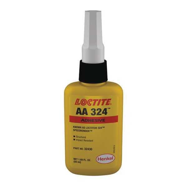 Acrylic Adhesive, 324 Series, Amber, 5 min Functional Cure, Bottle